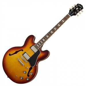 Epiphone Inspired By Gibson ES-335 Figured  -  Raspberry Tea Burst 